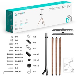 Кронштейн для телевизора напольный 32"-65" , ONKRON TS1220 черный