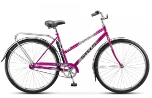 Городской велосипед STELS Navigator 300 Lady C 28 Z010 (2023) 20" Малиновый + корзина (требует финальной сборки)