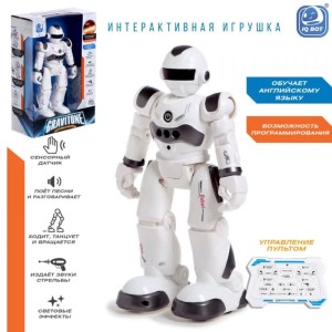 Робот радиоуправляемый IQ BOT GRAVITONE, русское озвучивание, цвет серый Робот радиоуправляемый IQ BOT GRAVITONE, русское озвучивание, цвет серый