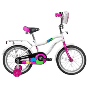 Велосипед 16" Novatrack CANDY, белый Велосипед 16" Novatrack CANDY, белый