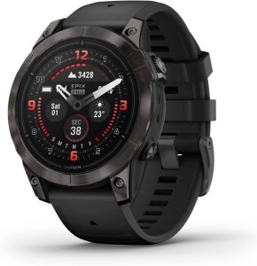 Умные часы Garmin Epix Pro Gen 2 47mm Sapphire Edition Carbon Gray DLC Titanium with Black Band (010-02803-10) Умные часы Garmin Epix Pro Gen 2 47mm Sapphire Edition Carbon Gray DLC Titanium with Black Band (010-02803-10)