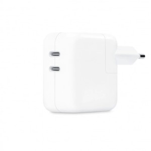 Адаптер питания Apple USB-C Power Adapter Dual USB-C Port мощностью 35Вт/ 35W (mnwp3zm/a) Адаптер питания Apple USB-C Power Adapter Dual USB-C Port мощностью 35Вт/ 35W (mnwp3zm/a)