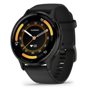 Умные часы Garmin Venu 3 Slate stainless steel bezel with black case and silicone band (010-02784-01)