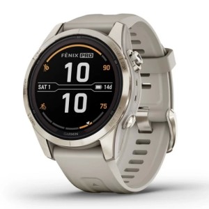 Умные часы Garmin fenix 7S Pro – Sapphire Solar Edition Soft Gold with Light Sand Band (010-02776-15) Умные часы Garmin fenix 7S Pro – Sapphire Solar Edition Soft Gold with Light Sand Band (010-02776-15)