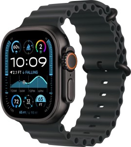 Apple Watch Ultra 2 (2024) 49mm Black Titanium Case with Black Ocean Band Apple Watch Ultra 2 (2024) 49mm Black Titanium Case with Black Ocean Band