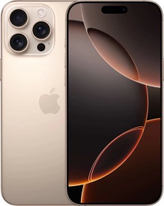 Смартфон Apple iPhone 16 Pro 128 ГБ Пустынный Титан (nano SIM+eSIM) Смартфон Apple iPhone 16 Pro 128 ГБ Пустынный Титан (nano SIM+eSIM)