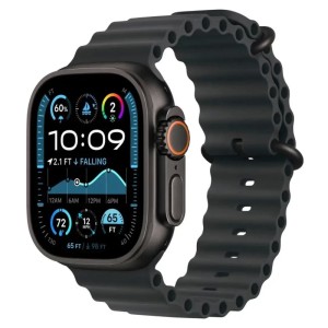 Умные часы Apple Watch Ultra 2 GPS + Cellular, 49mm Black Titanium Case with Black Ocean Band Умные часы Apple Watch Ultra 2 GPS + Cellular, 49mm Black Titanium Case with Black Ocean Band