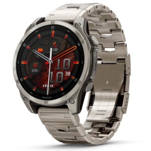 Умные часы Garmin fenix 8 – 47 mm AMOLED Sapphire bare titanium, graphite with a titanium band (010-02904-40) Умные часы Garmin fenix 8 – 47 mm AMOLED Sapphire bare titanium, graphite with a titanium band (010-02904-40)