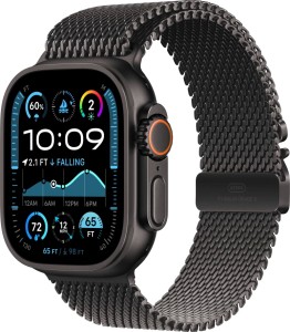 Apple Watch Ultra 2 (2024) 49mm Black Titanium Case with Black Titanium Milanese Loop Medium Apple Watch Ultra 2 (2024) 49mm Black Titanium Case with Black Titanium Milanese Loop Medium