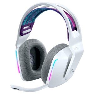 Беспроводные наушники Logitech G733 Lightspeed Wireless RGB Gaming Headset White (981-000885)