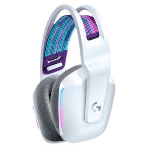 Беспроводные наушники Logitech G733 Lightspeed Wireless RGB Gaming Headset White (981-000885)