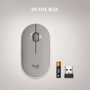 Беспроводная мышь Logitech Pebble M350 Gray