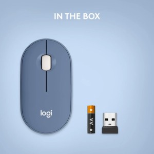 Беспроводная мышь Logitech Pebble M350 Blue