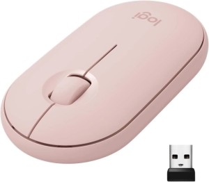 Беспроводная мышь Logitech Pebble M350 Pink