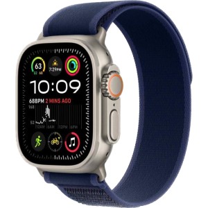 Умные часы Apple Watch Ultra 2 49 мм Natural Titanium Trail Loop Blue Умные часы Apple Watch Ultra 2 49 мм Natural Titanium Trail Loop Blue