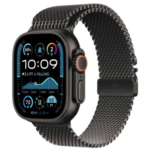 Умные часы Apple Watch Ultra 2 GPS + Cellular, 49mm Black Titanium Case with Black Titanium Milanese Loop - Medium Умные часы Apple Watch Ultra 2 GPS + Cellular, 49mm Black Titanium Case with Black Titanium Milanese Loop - Medium