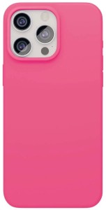 Чехол защитный "vlp" Aster Case с MagSafe для iPhone 15 Pro, неоновый розовый Чехол защитный "vlp" Aster Case с MagSafe для iPhone 15 Pro, неоновый розовый