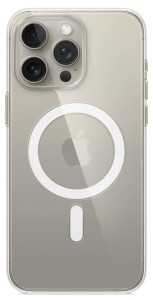 Чехол Apple iPhone 15 Pro Max Clear Case с MagSafe, прозрачный (MT233) Чехол Apple iPhone 15 Pro Max Clear Case с MagSafe, прозрачный (MT233)