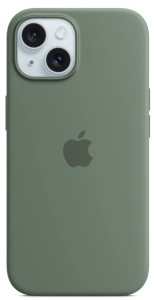 Чехол Apple iPhone 15 Silicone Case с MagSafe, Cypress (MT0X3) Чехол Apple iPhone 15 Silicone Case с MagSafe, Cypress (MT0X3)