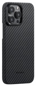 Чехол Pitaka MagEZ Case 4 для iPhone 15 Pro (6.1"), черно-серый, кевлар (арамид) 1500D KI1501P Чехол Pitaka MagEZ Case 4 для iPhone 15 Pro (6.1"), черно-серый, кевлар (арамид) 1500D KI1501P