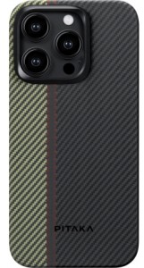 Чехол Pitaka Fusion Weaving MagEZ Case 4 для iPhone 15 Pro (6.1"), Overture, кевлар (арамид) FO1501P Чехол Pitaka Fusion Weaving MagEZ Case 4 для iPhone 15 Pro (6.1"), Overture, кевлар (арамид) FO1501P