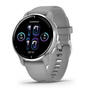 Умные часы Garmin Venu 2 Plus Silver Stainless Steel Bezel with Powder Gray Case and Silicone Band (010-02496-10) Умные часы Garmin Venu 2 Plus Silver Stainless Steel Bezel with Powder Gray Case and Silicone Band (010-02496-10)