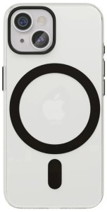 Чехол защитный "vlp" Diamond Case с MagSafe для iPhone 14/15, черный (закаленное стекло) Чехол защитный "vlp" Diamond Case с MagSafe для iPhone 14/15, черный (закаленное стекло)