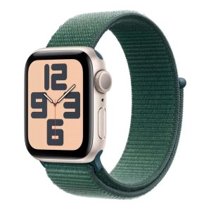 Умные часы Apple Watch Series SE 2024 Gen 2 40mm Aluminium Case, Starlight/Lake Green Sport Loop Умные часы Apple Watch Series SE 2024 Gen 2 40mm Aluminium Case, Starlight/Lake Green Sport Loop