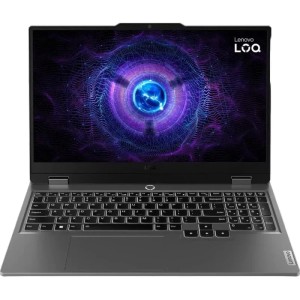 Ноутбук Lenovo LOQ 15IAX9, 15.6" (1920x1080) IPS 144 Гц/Intel Core i5-12450HX/16 ГБ DDR5/512 ГБ SSD/NVIDIA GeForce RTX 4050 для ноутбуков (6 Гб)/Без системы, Серый (83GS00EPRK) Ноутбук Lenovo LOQ 15IAX9, 15.6" (1920x1080) IPS 144 Гц/Intel Core i5-12450HX/16 ГБ DDR5/512 ГБ SSD/NVIDIA GeForce RTX 4050 для ноутбуков (6 Гб)/Без системы, Серый (83GS00EPRK)