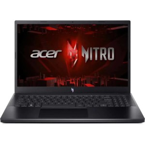 Ноутбук Acer Nitro V 15 ANV15-51-593U, 15.6" (1920x1080) IPS 144 Гц/Intel Core i5-13420H/16 ГБ DDR5/512 ГБ SSD/NVIDIA GeForce RTX 4050 для ноутбуков (6 Гб)/Без системы, Черный (NH.QNBER.003) Ноутбук Acer Nitro V 15 ANV15-51-593U, 15.6" (1920x1080) IPS 144 Гц/Intel Core i5-13420H/16 ГБ DDR5/512 ГБ SSD/NVIDIA GeForce RTX 4050 для ноутбуков (6 Гб)/Без системы, Черный (NH.QNBER.003)