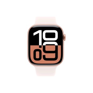 Apple Watch Series 10, 46 мм, корпус из алюминия цвета «розовое золото», спортивный ремешок цвета «румянец» M/L Apple Watch Series 10, 46 мм, корпус из алюминия цвета «розовое золото», спортивный ремешок цвета «румянец» M/L