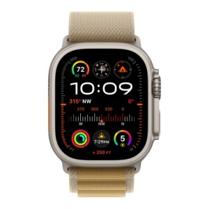Apple Watch Ultra 2 GPS + Cellular, 49 мм, корпус из бежевого титана, ремешок Alpine цвета "загар", размер M Apple Watch Ultra 2 GPS + Cellular, 49 мм, корпус из бежевого титана, ремешок Alpine цвета "загар", размер M