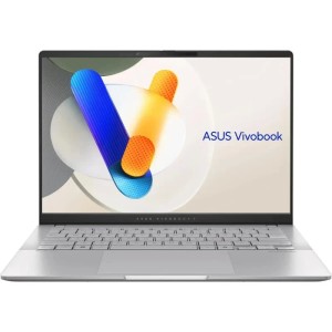 Ноутбук ASUS VivoBook S14 OLED M5406WA-QD127, 14" (1920x1200) OLED/AMD Ryzen AI 9 HX 365/24 ГБ LPDDR5X/1024 ГБ SSD/AMD Radeon Graphics/Без системы, Серебристый (90NB14P1-M007L0)