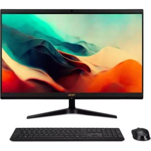 Моноблок Acer Aspire C24-1800, 23.9" (1920x1080) IPS / Intel Core i3-1315U / 16 DDR4 / 512 ГБ SSD / Intel UHD Graphics / Без ОС / Клавиатура, мышь, Черный (DQ.BKLCD.006)