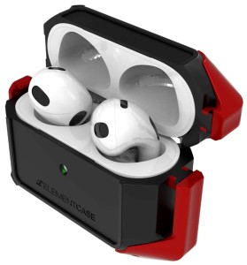 Чехол Urban Armor Gear (UAG) Element Case Black Ops для AirPods 3rd Gen 2021, черный/красный Чехол Urban Armor Gear (UAG) Element Case Black Ops для AirPods 3rd Gen 2021, черный/красный