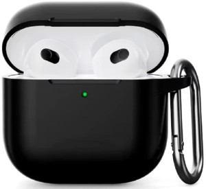 Силиконовый защитный чехол для AirPods 4, чёрный (Black) Силиконовый защитный чехол для AirPods 4, чёрный (Black)