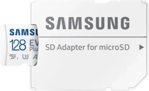 Карта памяти microSDXC UHS-I Samsung EVO Plus 128 ГБ, 160 МБ/с, Class 10, MB-MC128SA/EU, переходник SD Карта памяти microSDXC UHS-I Samsung EVO Plus 128 ГБ, 160 МБ/с, Class 10, MB-MC128SA/EU, переходник SD