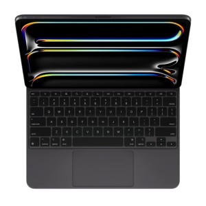 Чехол-клавиатура Apple Magic Keyboard для iPad Pro 13 (2024) Black (MWR53) кириллица (лазерная гравировка) + QWERTY Чехол-клавиатура Apple Magic Keyboard для iPad Pro 13 (2024) Black (MWR53) кириллица (лазерная гравировка) + QWERTY