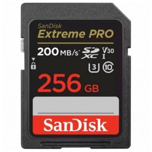 Карта памяти SanDisk SDXC Extreme Pro 256GB UHS-I V30 U3 200/140 MB/s Карта памяти SanDisk SDXC Extreme Pro 256GB UHS-I V30 U3 200/140 MB/s