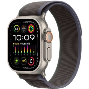 Apple Watch Ultra 2 GPS + Cellular 49mm Titanium Case with Blue/Black Trail Loop Apple Watch Ultra 2 GPS + Cellular 49mm Titanium Case with Blue/Black Trail Loop