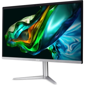 Моноблок Acer Aspire C24-1300 23.8" Full HD Ryzen 5 7520U (2.8) 16Gb SSD512Gb RGr CR Eshell GbitEth WiFi BT 65W клавиатура мышь Cam черный 1920x1080