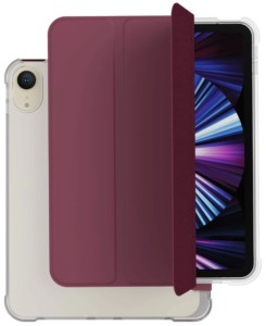 Чехол защитный VLP Dual Folio для iPad mini 6, марсала (бордо) Чехол защитный VLP Dual Folio для iPad mini 6, марсала (бордо)
