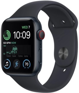 Apple Watch Series SE Gen 2 2024 40 мм Aluminium Case GPS, midnight Sport Band, размер ремешка M/L Apple Watch Series SE Gen 2 2024 40 мм Aluminium Case GPS, midnight Sport Band, размер ремешка M/L