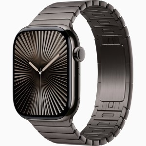 Apple Watch Series 10 GPS + Cellular 46mm Slate Titanium Case with Stainless Steel Link Bracelet Apple Watch Series 10 GPS + Cellular 46mm Slate Titanium Case with Stainless Steel Link Bracelet
