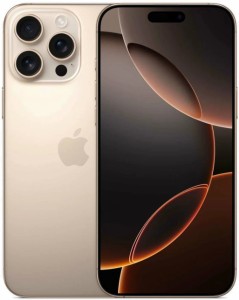 Apple iPhone 16 Pro Max 512 ГБ, Dual nano SIM + eSIM, пустынный титан Apple iPhone 16 Pro Max 512 ГБ, Dual nano SIM + eSIM, пустынный титан