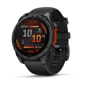 Умные часы Garmin Fenix 8, 47 mm, AMOLED slate gray with a black silicone band Умные часы Garmin Fenix 8, 47 mm, AMOLED slate gray with a black silicone band