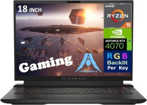 Ноутбук Dell Alienware M18 R1 AWM18-A145BLK-PUS(Ryzen 9 7845HX 3.0GHz/18"/480Hz/1920x1200/32GB/1TB SSD/RTX 4070/Win11P)