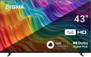 Телевизор LED Digma 43" DM-LED43SBB33 Телевизор LED Digma 43" DM-LED43SBB33