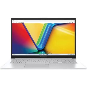 Ноутбук ASUS Vivobook Go 15 E1504GA-BQ192, 15.6" (1920x1080) IPS/Intel Core i3-N305/8 ГБ DDR4/256 ГБ SSD/Intel UHD Graphics/Без системы, Серебристый (90NB0ZT1-M00XC0)