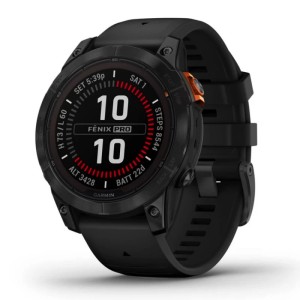 Умные часы Garmin fenix 7 Pro – Solar Edition Slate Gray with Black Band (010-02777-01)